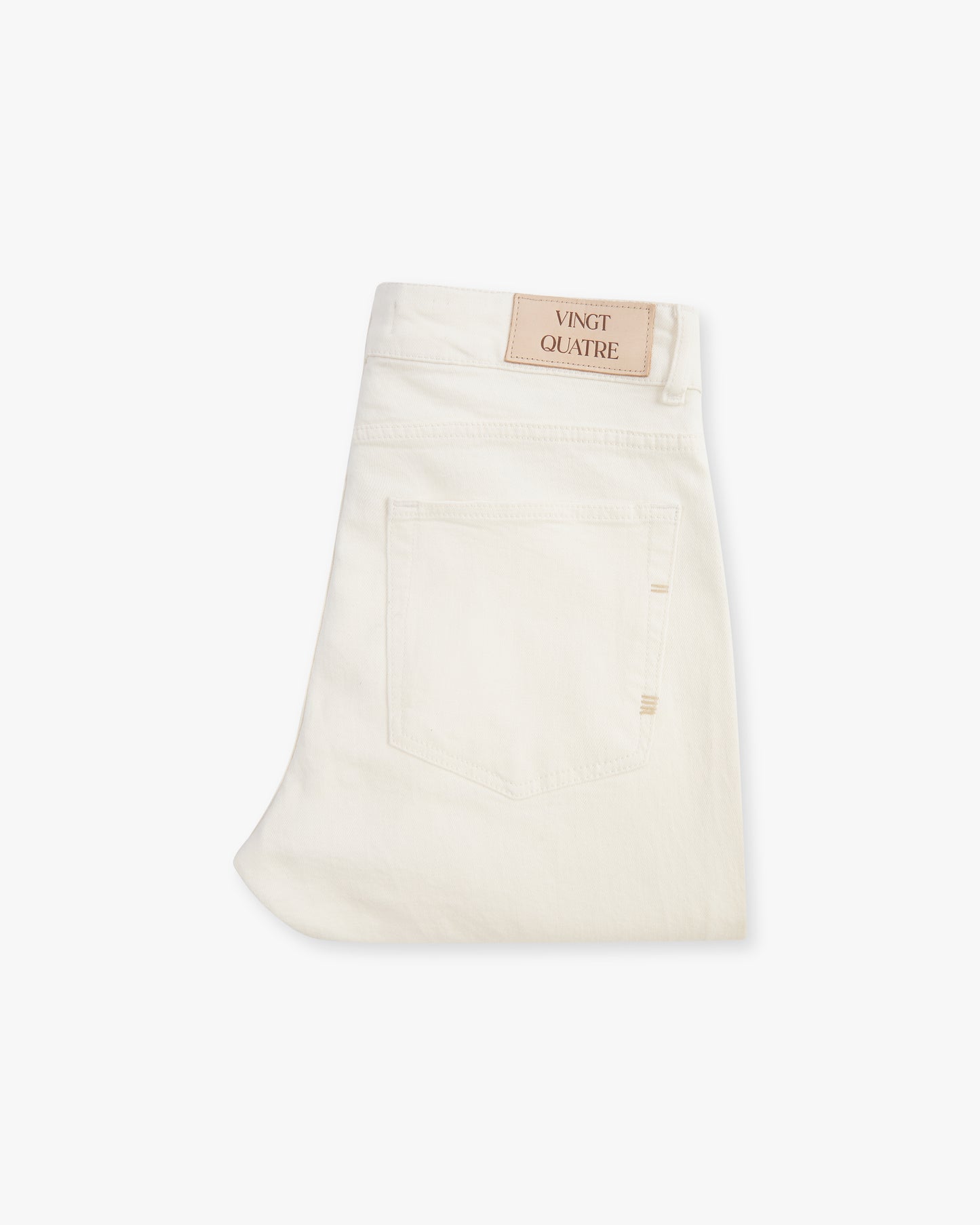 Vingt Quatre Straight Fit Chalk White Jeans