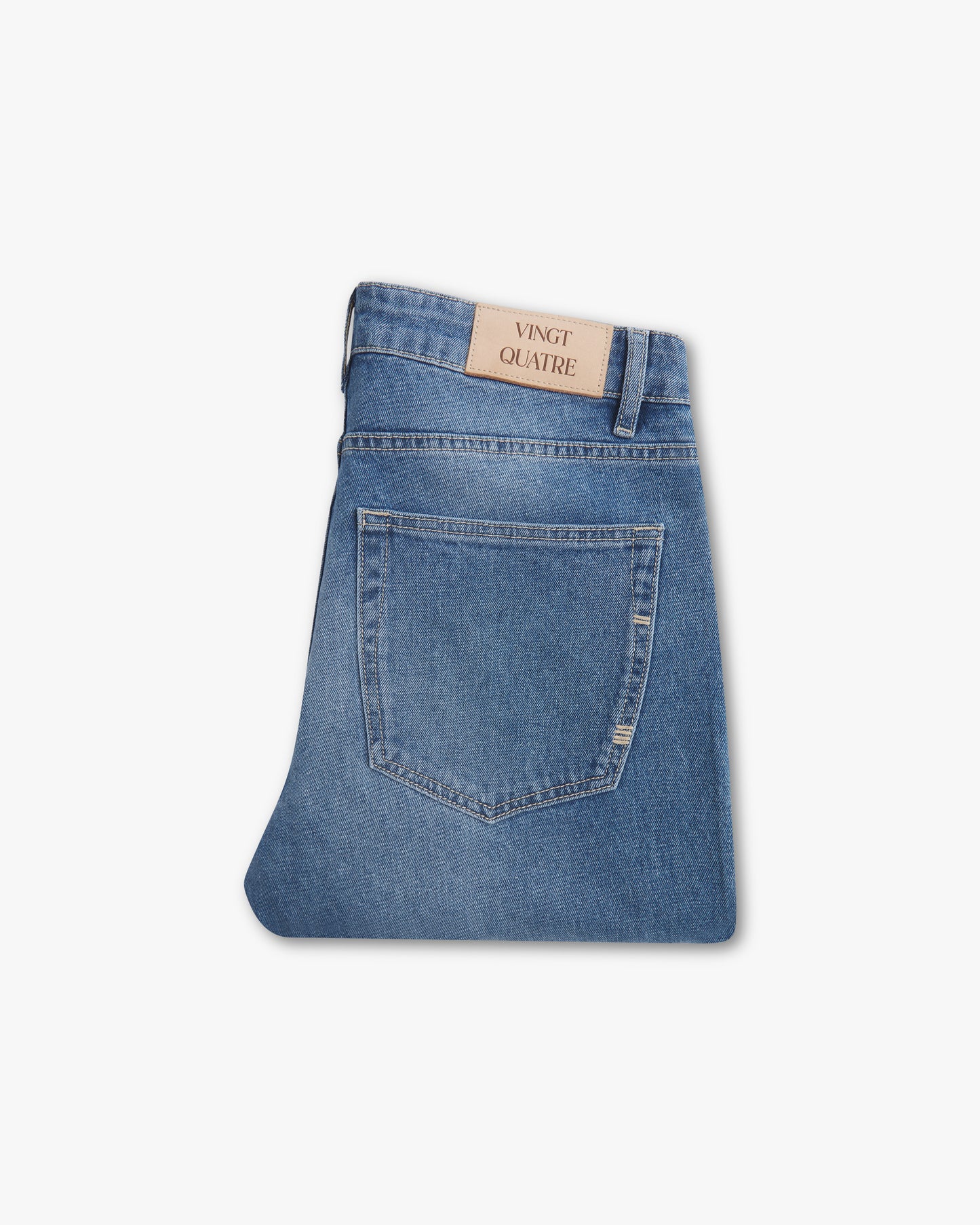 Vingt Quatre Taper Fit Light Blue Jeans