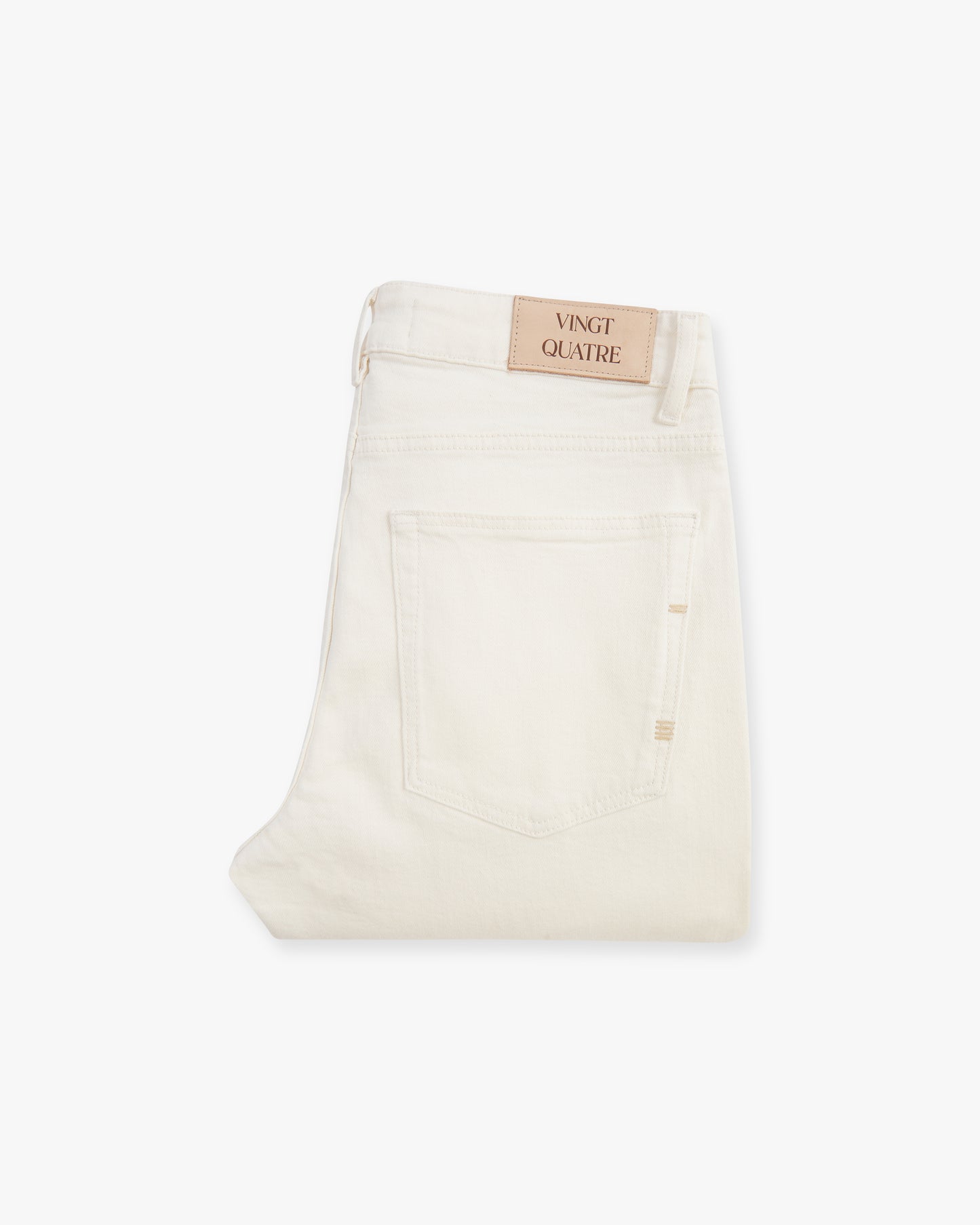 Vingt Quatre Taper Fit Chalk White Jeans