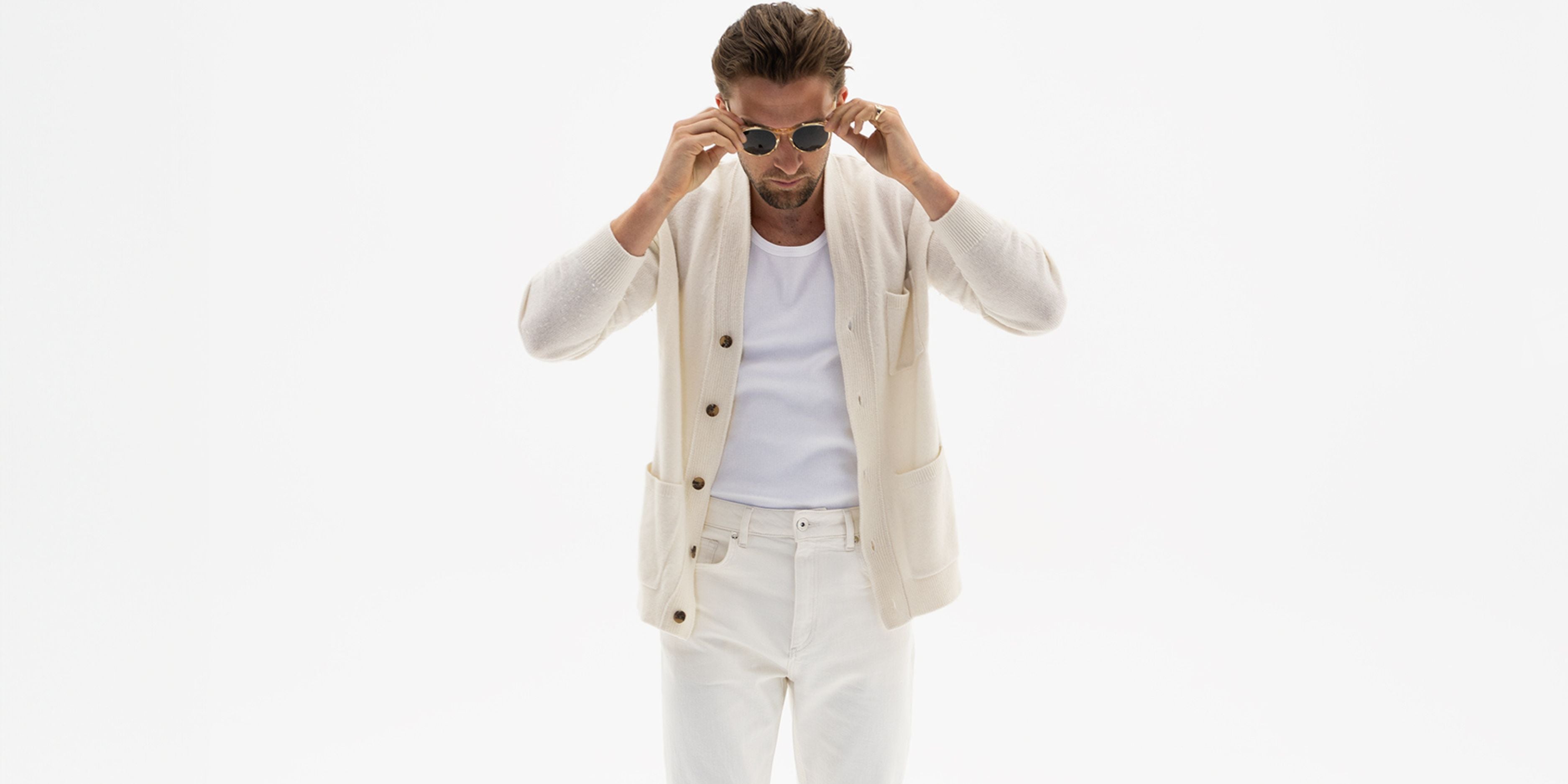 Chalk White Jeans