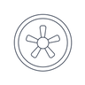 Custom Five-Spoke Rivet