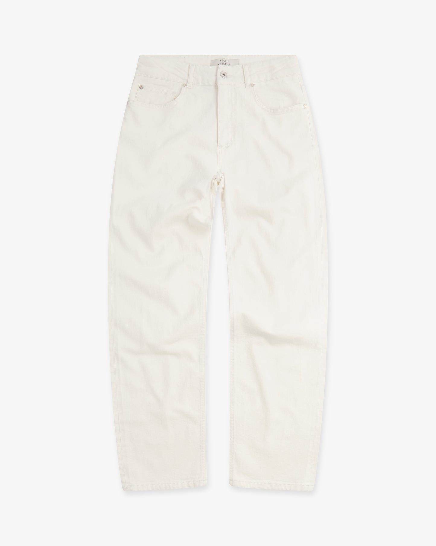 Vingt Quatre Straight Fit Chalk White Jeans
