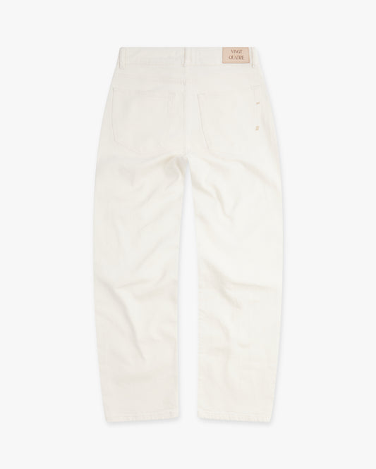 Vingt Quatre Straight Fit Chalk White Jeans