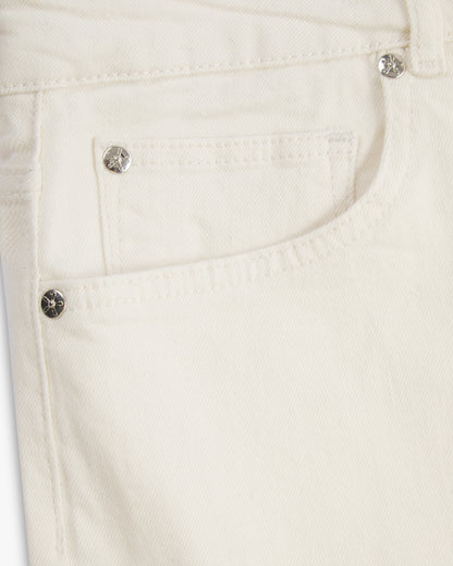 Vingt Quatre Straight Fit Chalk White Jeans