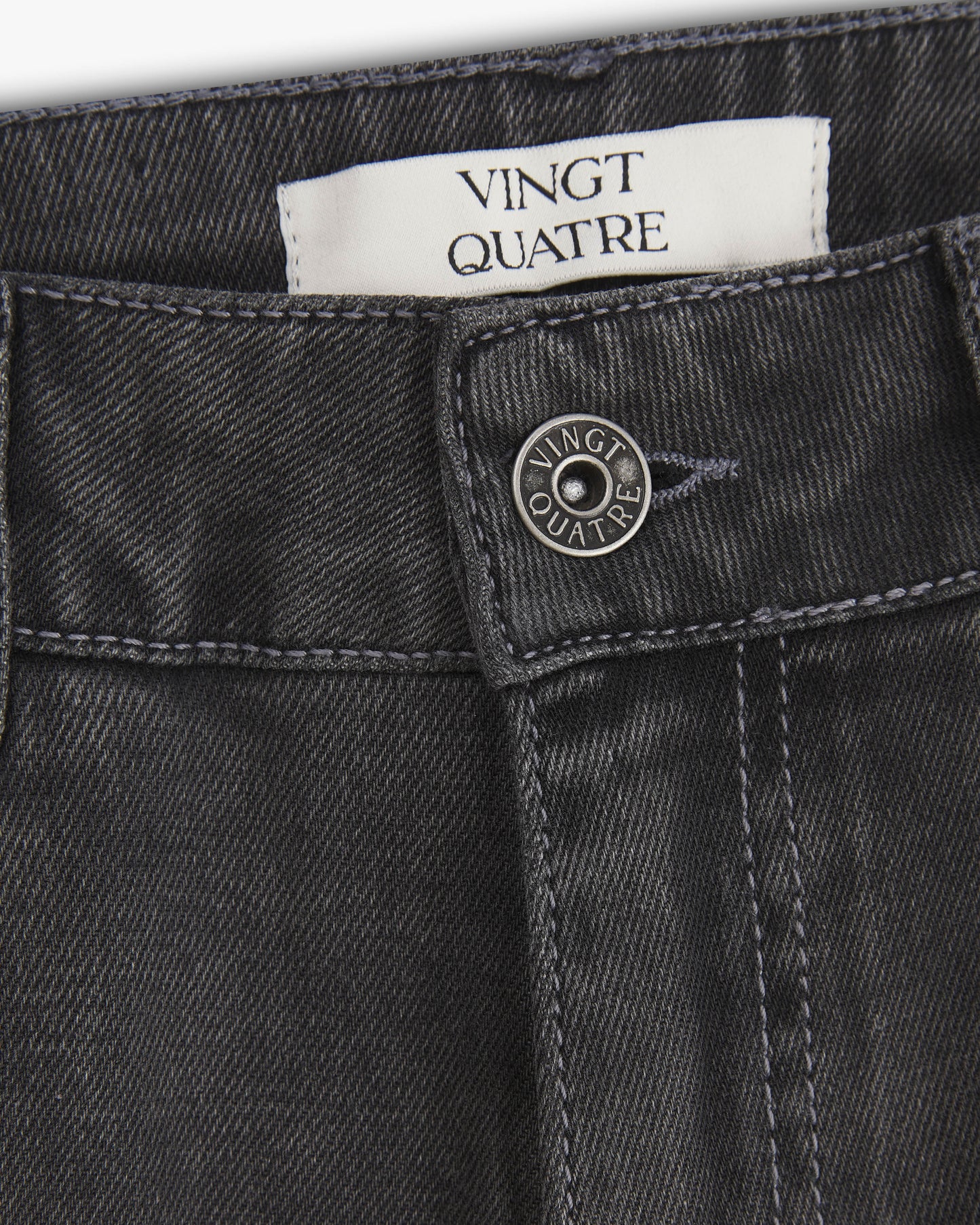 Vingt Quatre Taper Fit Wolf Grey Jeans