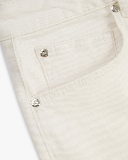 Vingt Quatre Slim Fit Chalk White Jeans