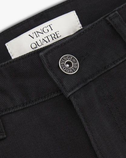 Vingt Quatre Slim Fit Stay Black Jeans