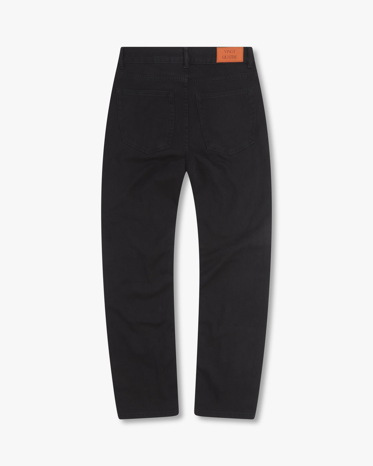 Vingt Quatre Straight Fit Washed Black Jeans