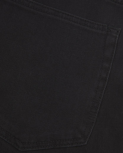 Vingt Quatre Taper Fit Washed Black Jeans