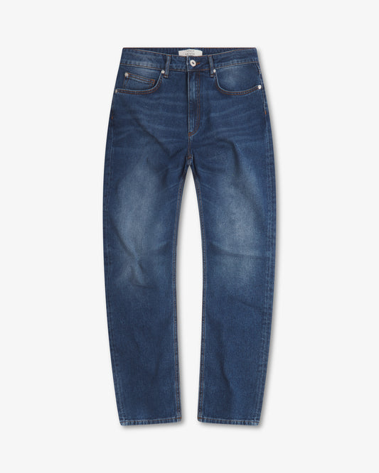 Vingt Quatre Slim Fit Mid Blue Jeans