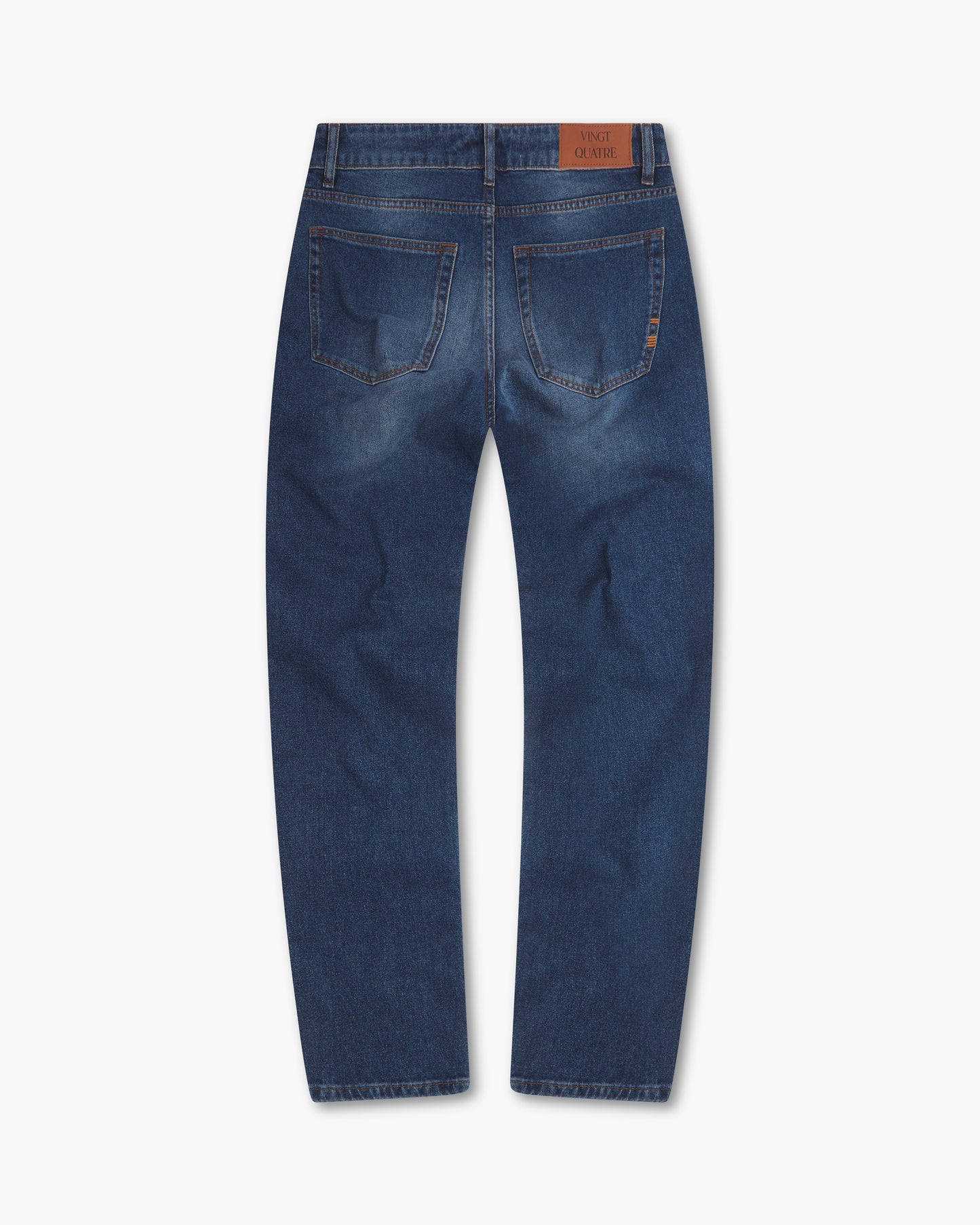 Vingt Quatre Slim Fit Mid Blue Jeans