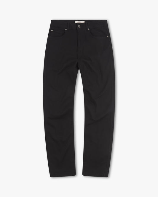 Vingt Quatre Straight Fit Stay Black Jeans
