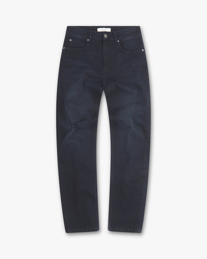 Vingt Quatre Taper Fit Blue Black Jeans