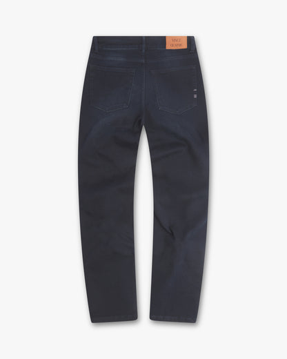 Vingt Quatre Taper Fit Blue Black Jeans