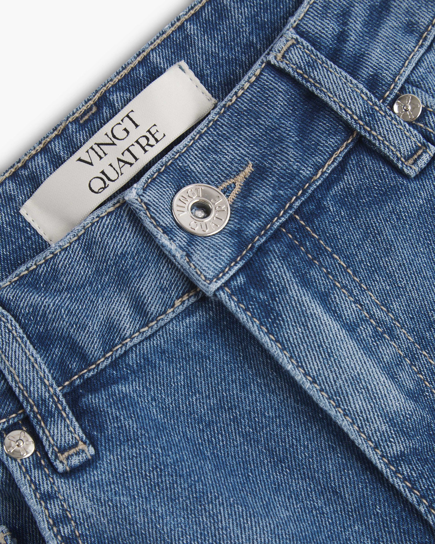 Vingt Quatre Slim Fit Light Blue Jeans