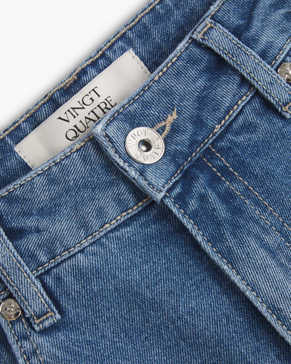 Vingt Quatre Taper Fit Light Blue Jeans