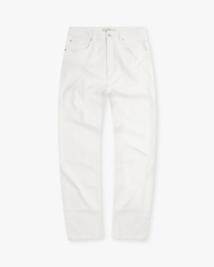 Vingt Quatre Slim Fit Chalk White Garment Dye Jeans