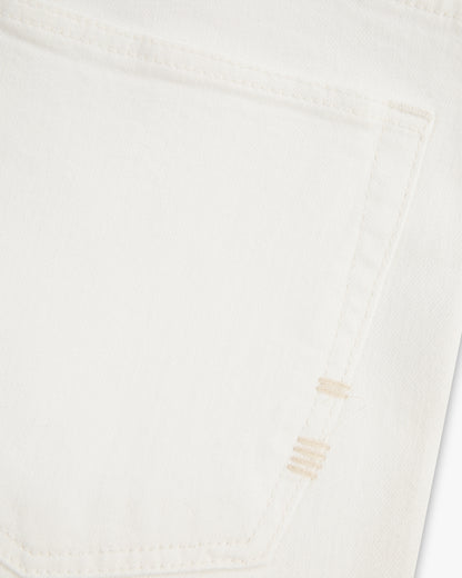 Vingt Quatre Taper Fit Chalk White Garment Dye Jeans