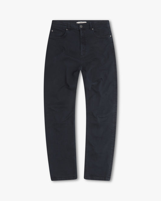 Vingt Quatre Slim Fit Navy Garment Dye Jeans