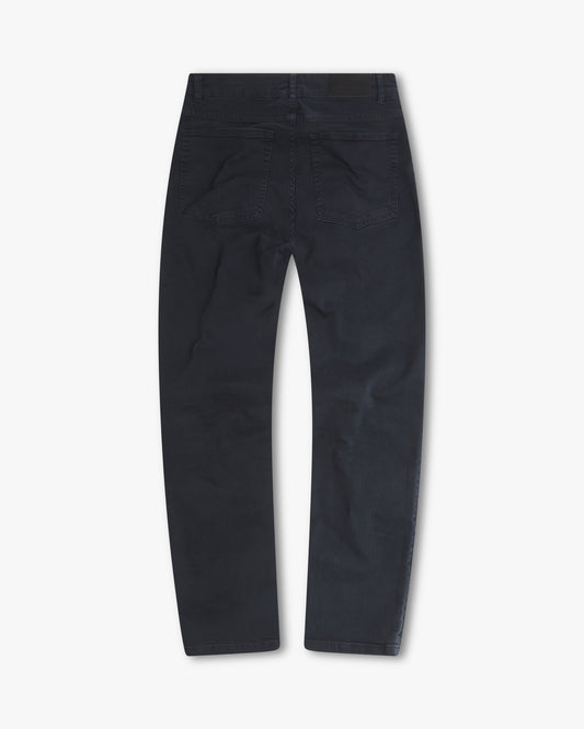 Vingt Quatre Slim Fit Navy Garment Dye Jeans
