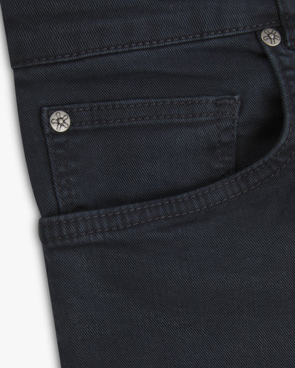 Vingt Quatre Slim Fit Navy Garment Dye Jeans