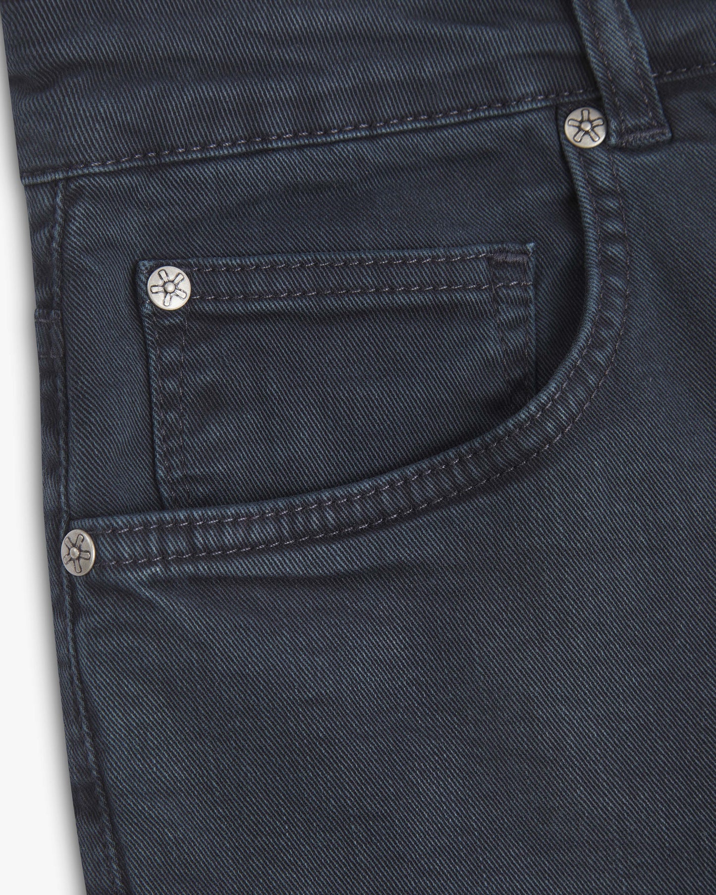 Vingt Quatre Taper Fit Navy Garment Dye Jeans