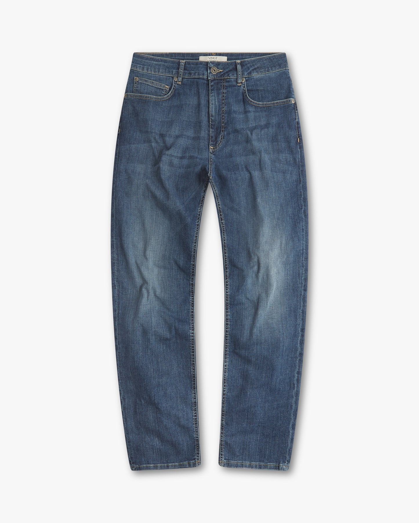 Vingt Quatre Taper Fit Cool Blue Jeans