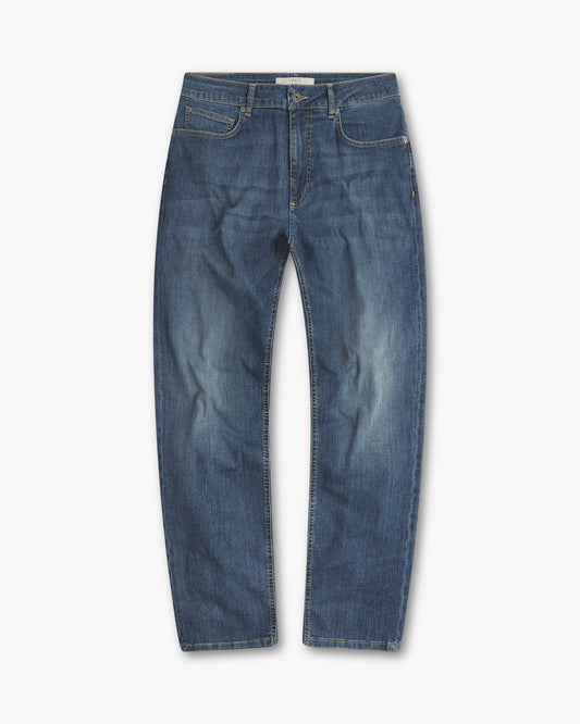 Vingt Quatre Taper Fit Cool Blue Jeans
