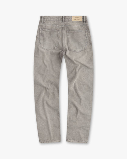 Vingt Quatre Straight Fit Cool Grey Jeans