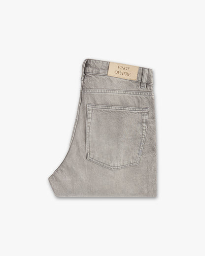 Vingt Quatre Straight Fit Cool Grey Jeans