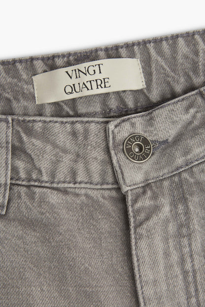 Vingt Quatre Straight Fit Cool Grey Jeans