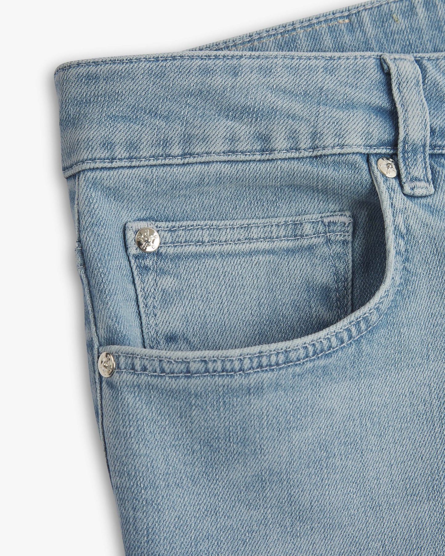 Vingt Quatre Straight Fit Ice Blue Jeans