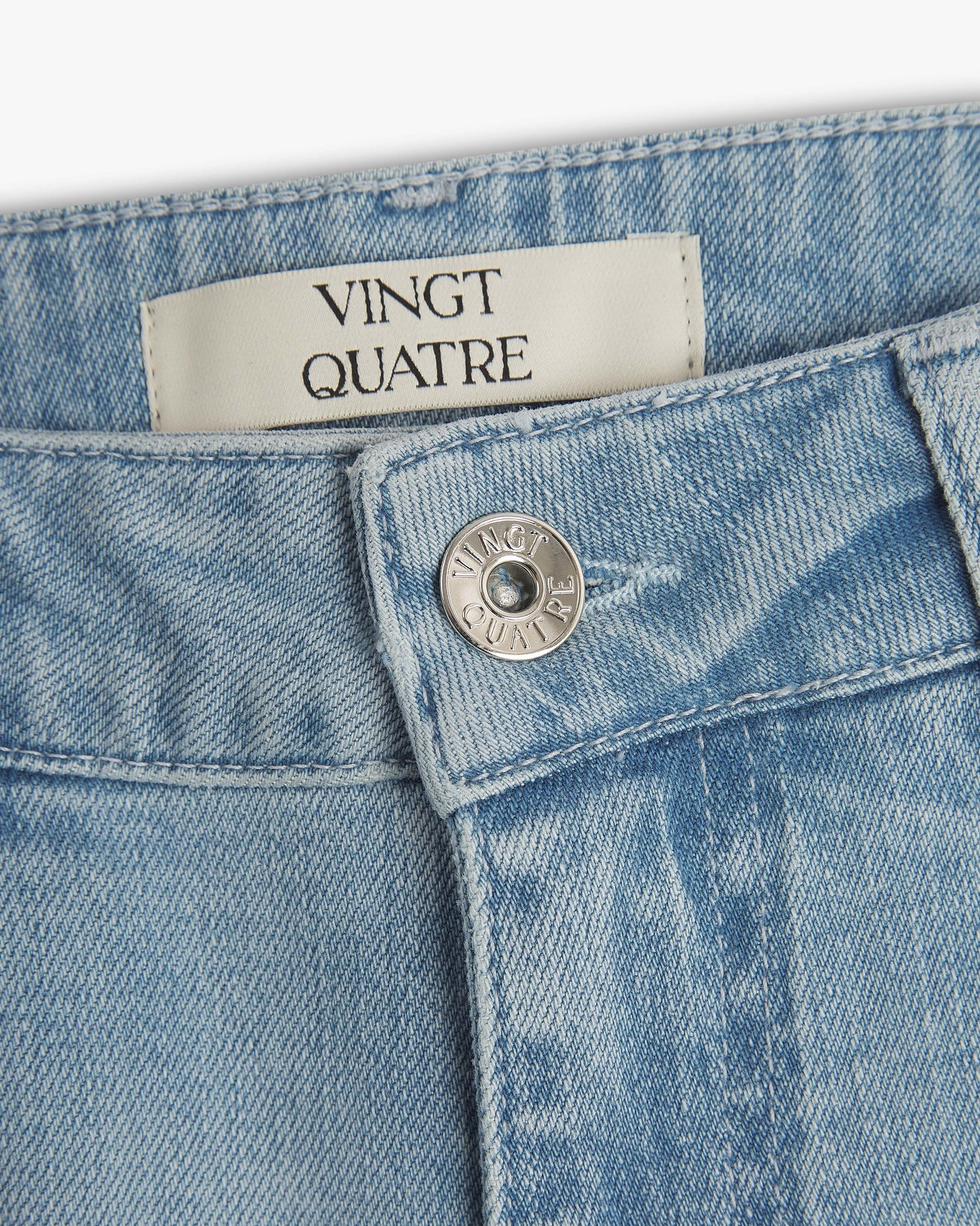 Vingt Quatre Straight Fit Ice Blue Jeans