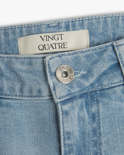 Vingt Quatre Straight Fit Ice Blue Jeans