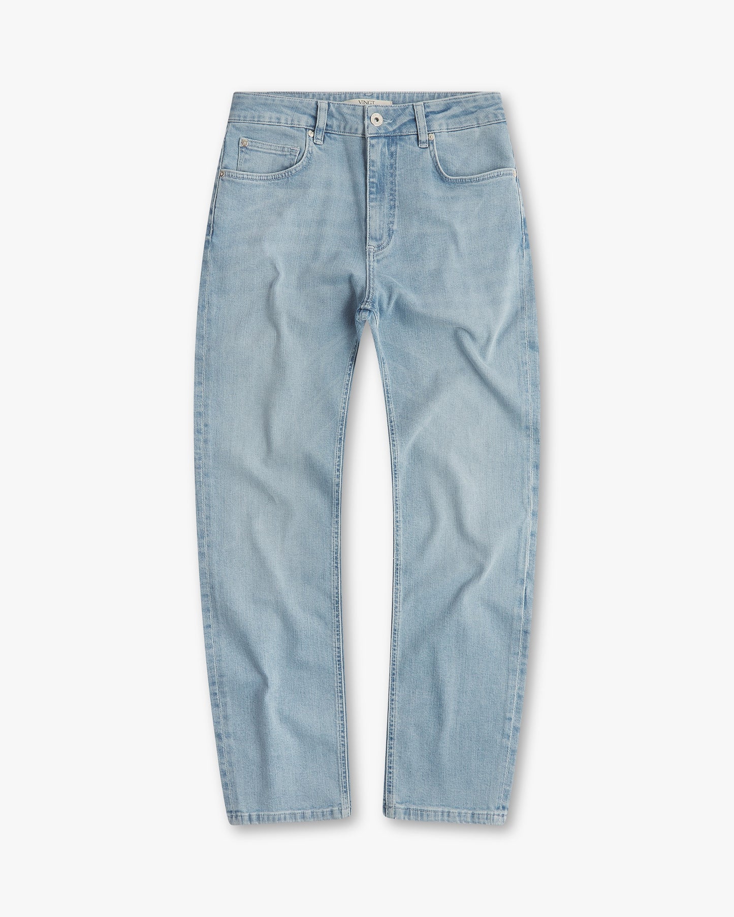 Vingt Quatre Straight Fit Ice Blue Jeans