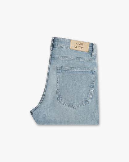 Vingt Quatre Straight Fit Ice Blue Jeans