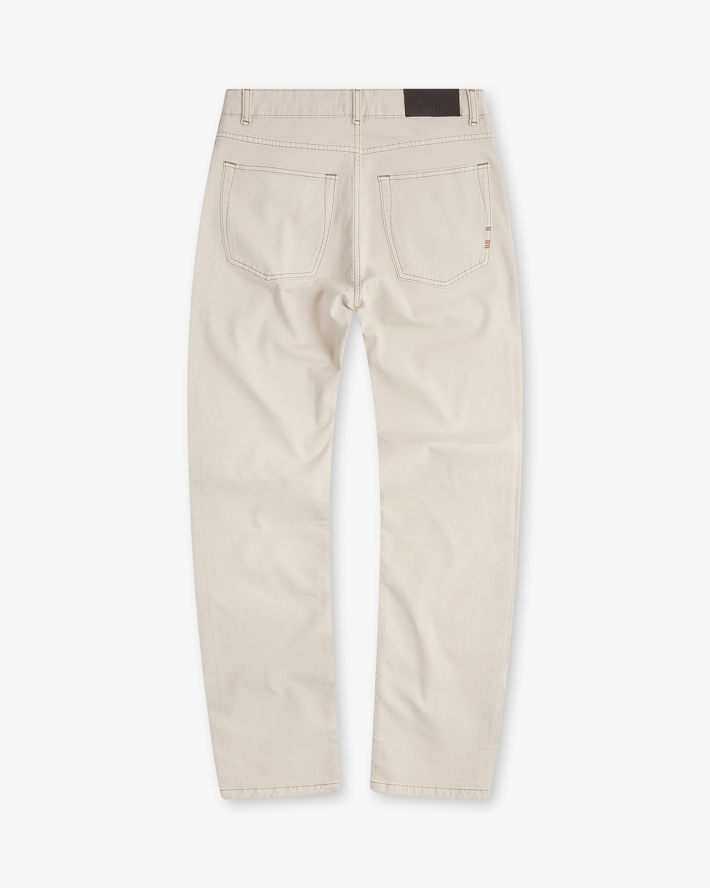 Vingt Quatre Taper Fit Ivory Jeans