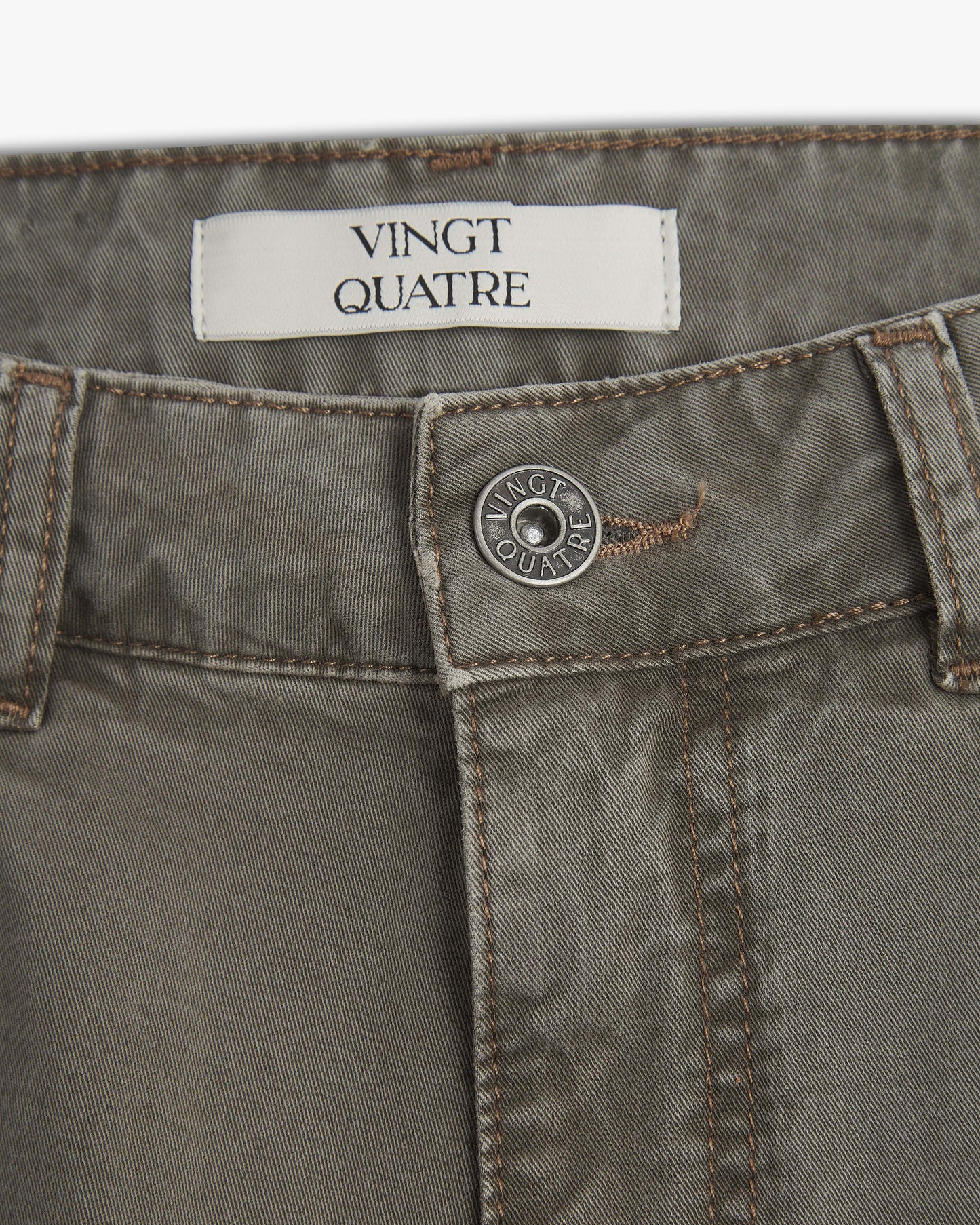 Vingt Quatre Taper Fit Moss Jeans