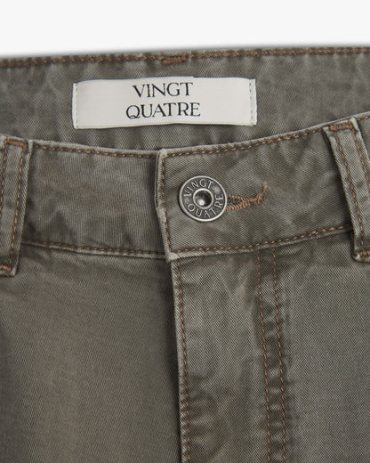 Vingt Quatre Taper Fit Moss Jeans