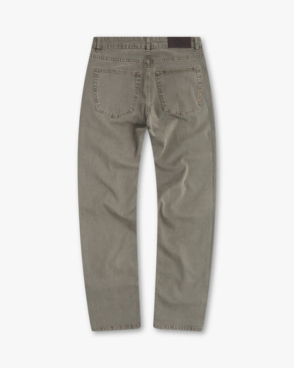 Vingt Quatre Taper Fit Moss Jeans