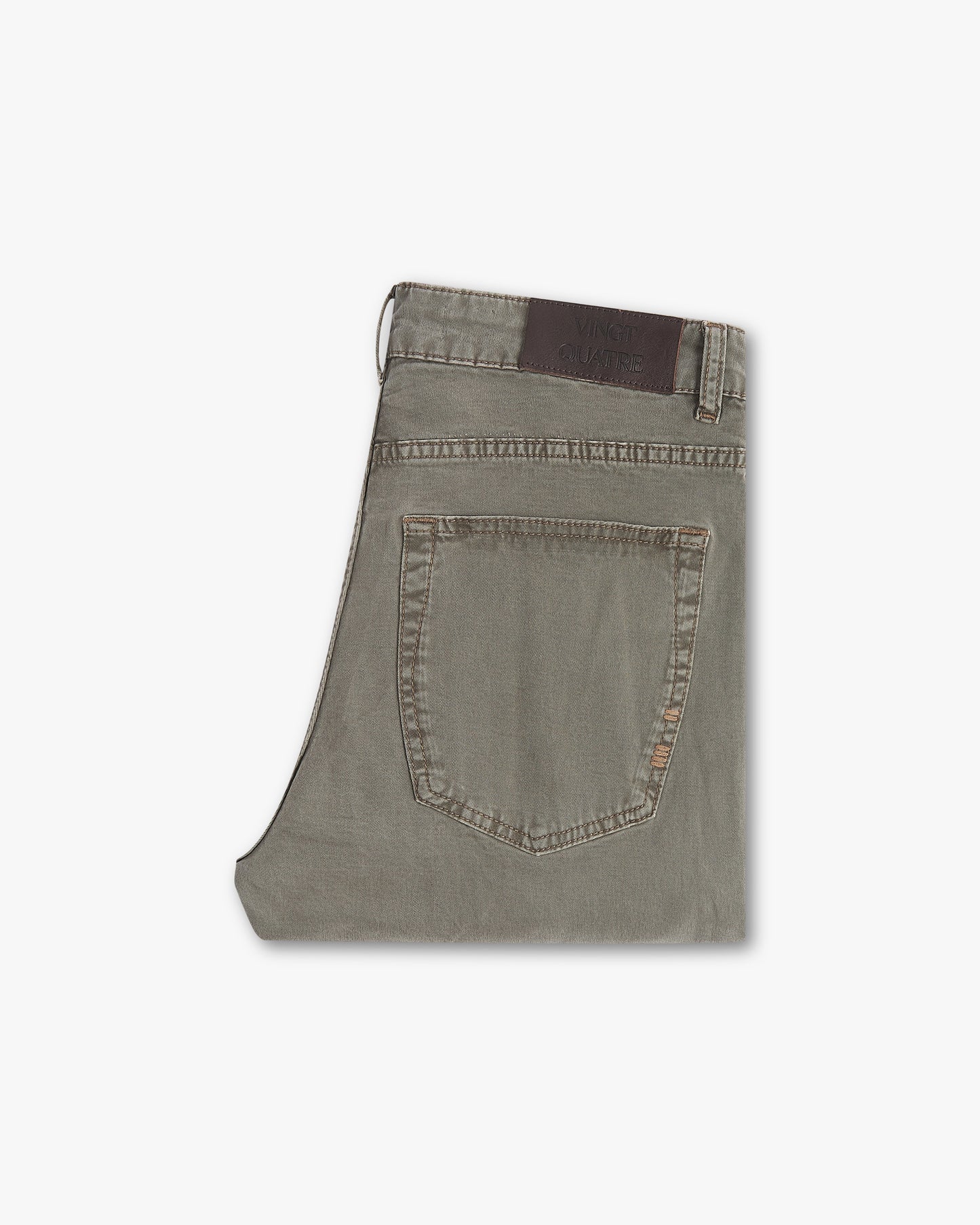 Vingt Quatre Taper Fit Moss Jeans