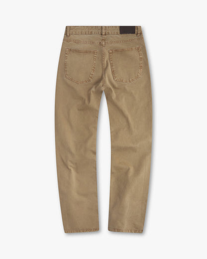 Vingt Quatre Taper Fit Tobacco Jeans