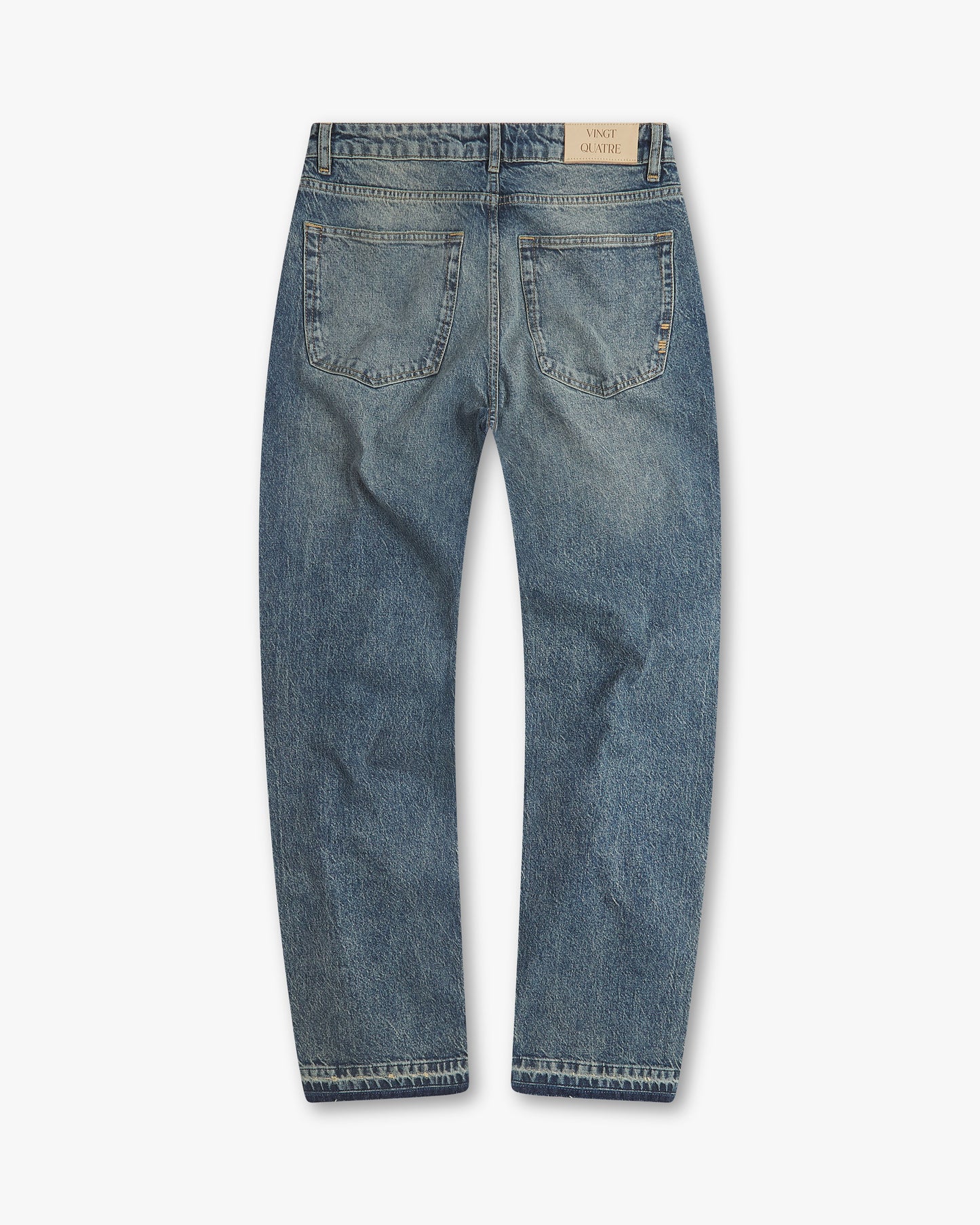 Vingt Quatre Straight Fit Vintage Wash Jeans