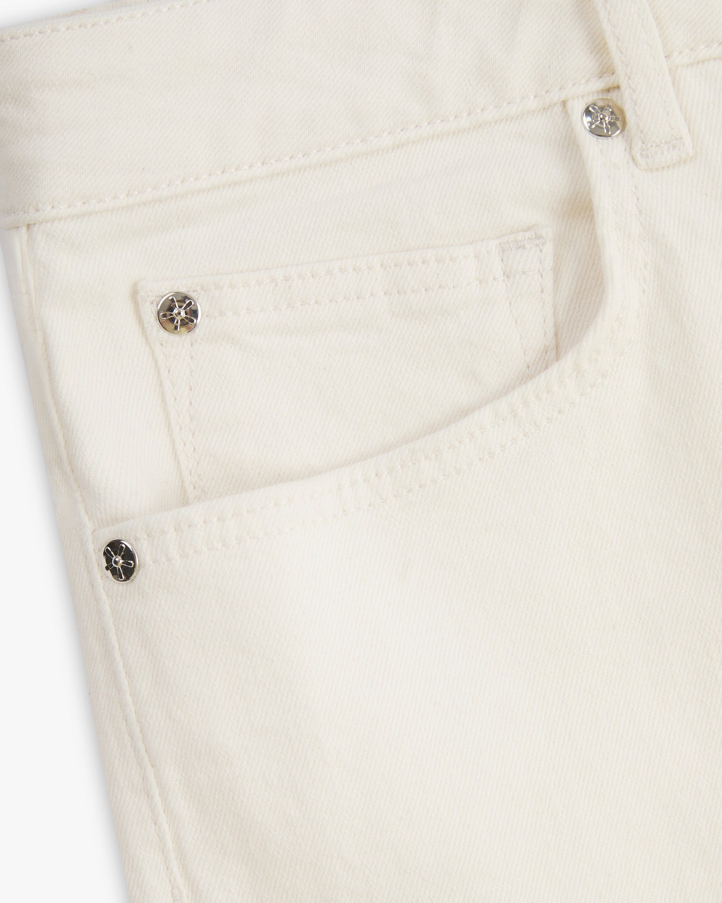Vingt Quatre Taper Fit Chalk White Jeans