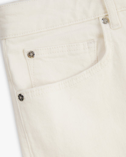 Vingt Quatre Taper Fit Chalk White Jeans